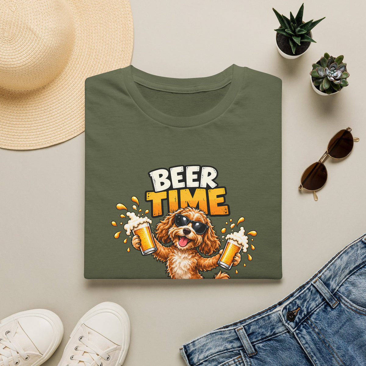 Beer Time, Madafakas! – Cockapoo - Supersoft Unisex T-shirt
