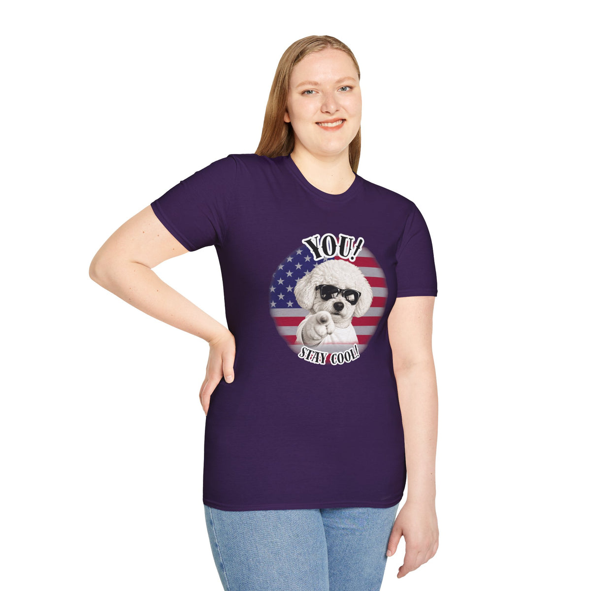 YOU!...Stay Cool! – Bichon Frise - Supersoft Unisex T-shirt