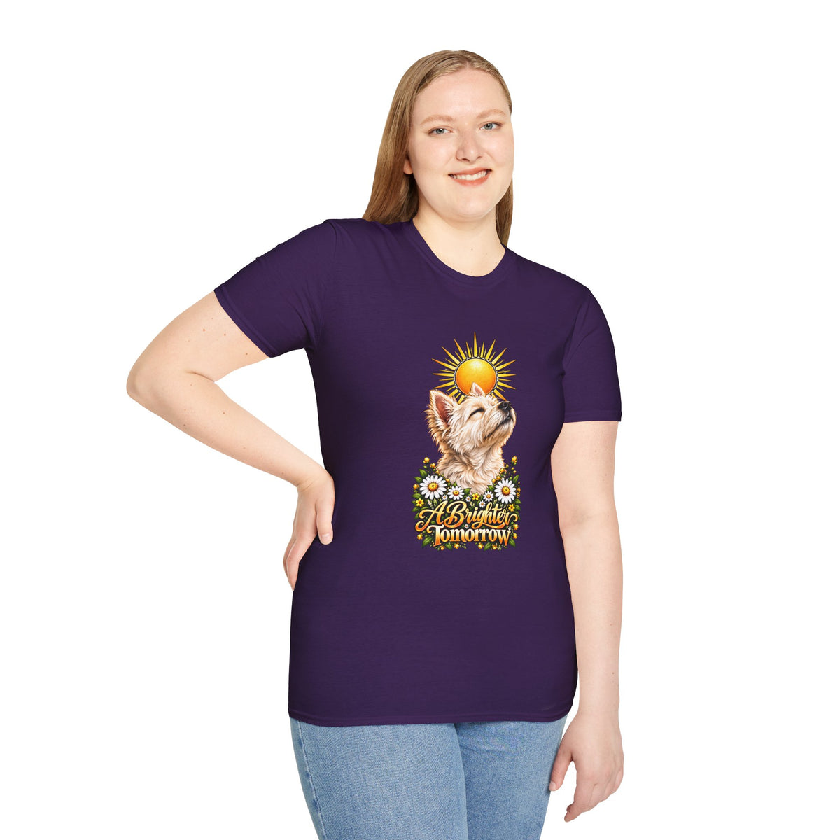 A Brighter Tomorrow - West Highland Terrier - Supersoft Unisex T-shirt