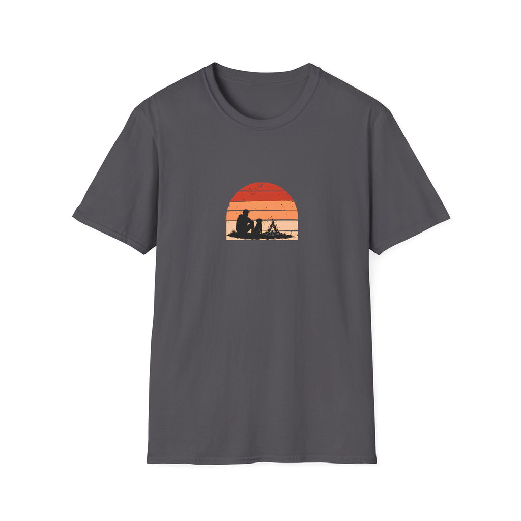 Campfire, Dog & Absolutely Nowhere Else to Be –  Supersoft Unisex T-Shirt