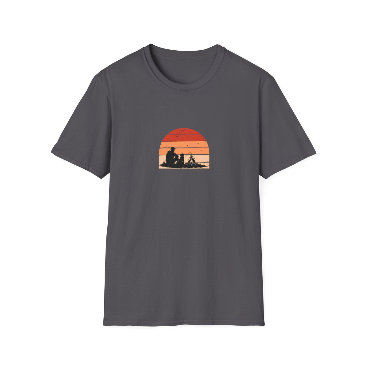 Campfire, Dog & Absolutely Nowhere Else to Be –  Supersoft Unisex T-Shirt