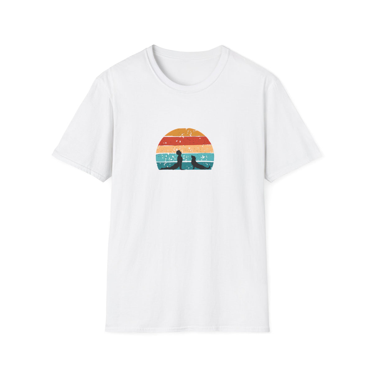 Downward Dog...With My Dog –  Supersoft Unisex T-Shirt