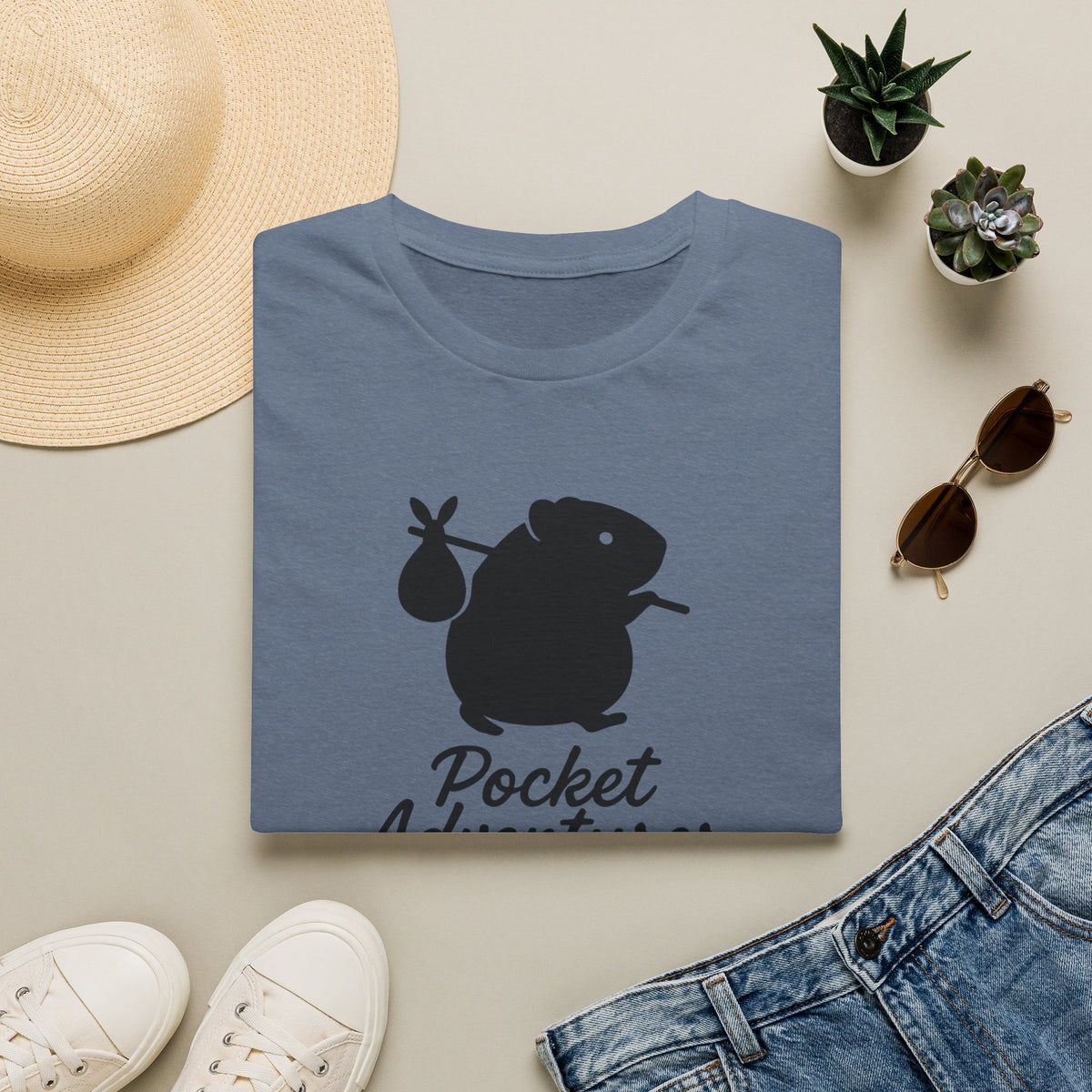 Pocket Adventures Hamster –  Supersoft Unisex T-Shirt