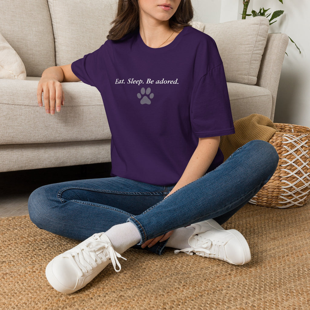 Adopted & Adored – Eat. Sleep. Be adored. –  Supersoft Unisex T-Shirt