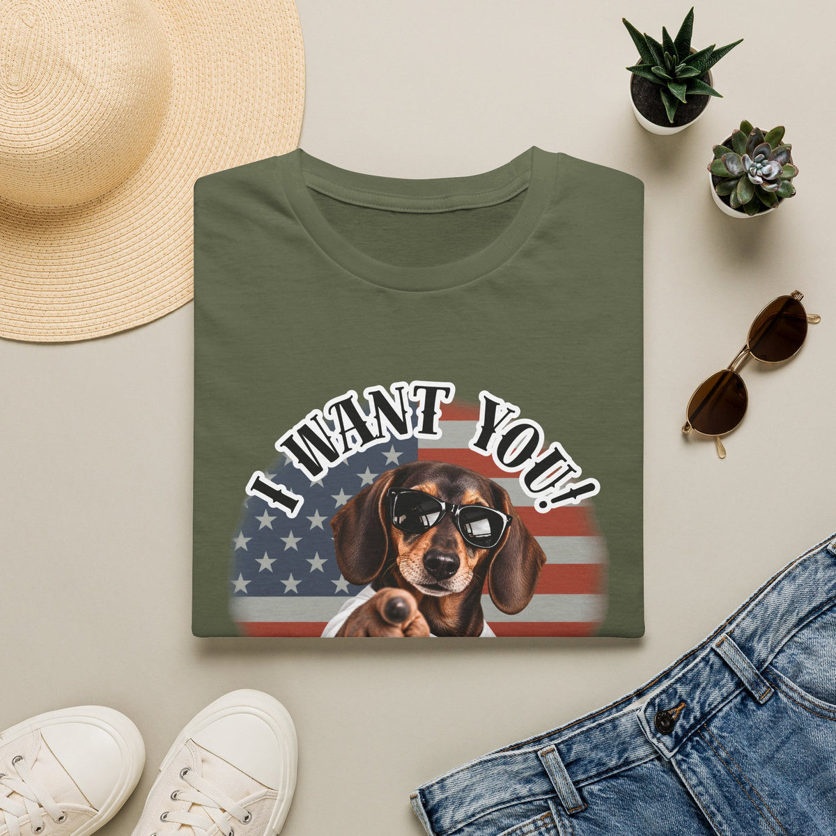 I WANT YOU!...To Pay the Cheese Tax! – Dachshund - Supersoft Unisex T-shirt