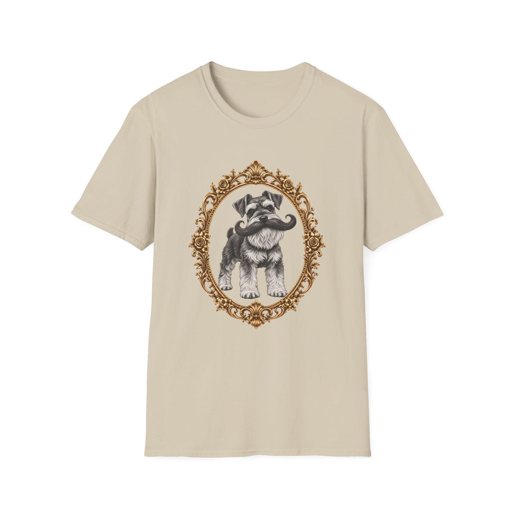 The Distinguished Sir Reginald Whiskers – Miniature Schnauzer - Supersoft Unisex T-shirt