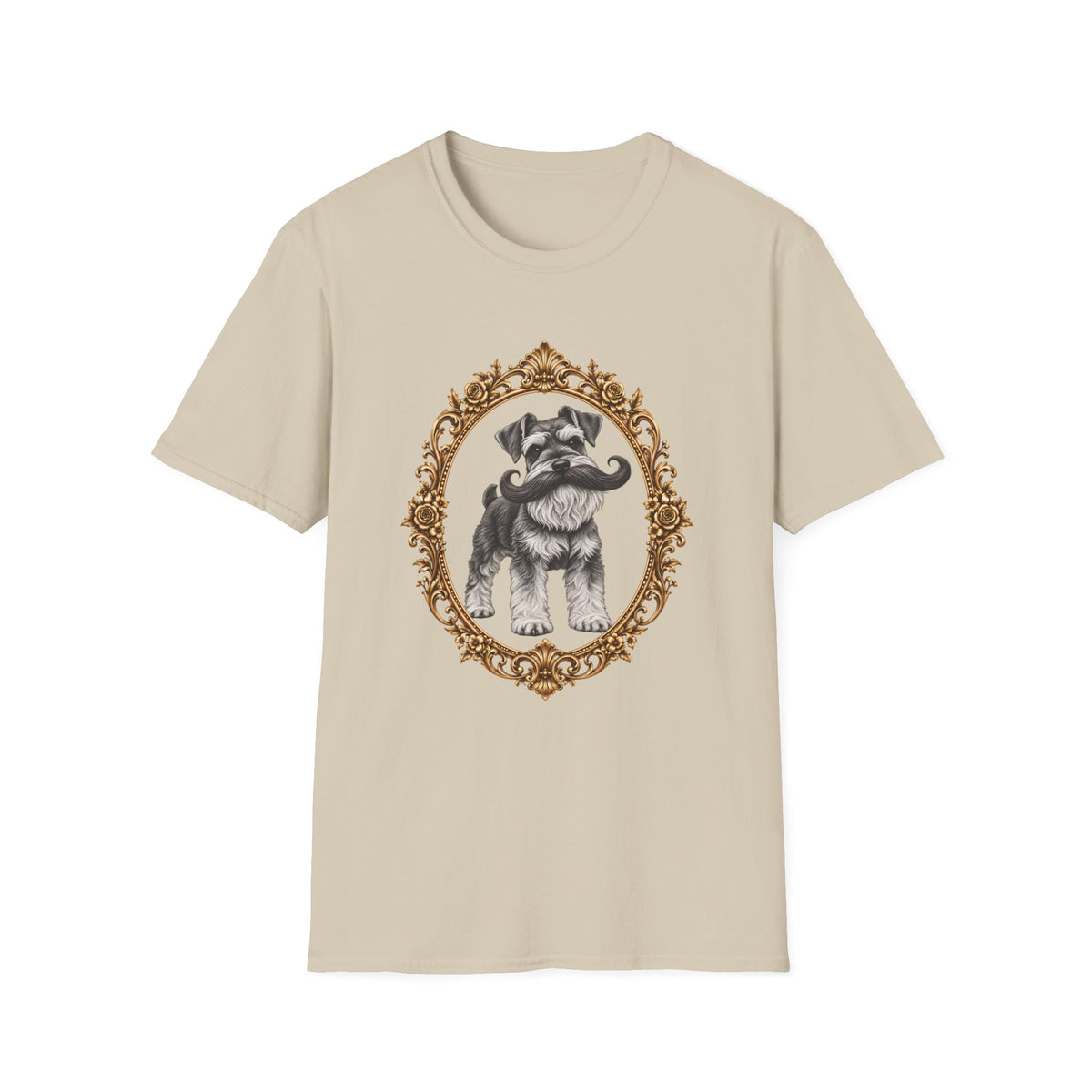 The Distinguished Sir Reginald Whiskers – Miniature Schnauzer - Supersoft Unisex T-shirt