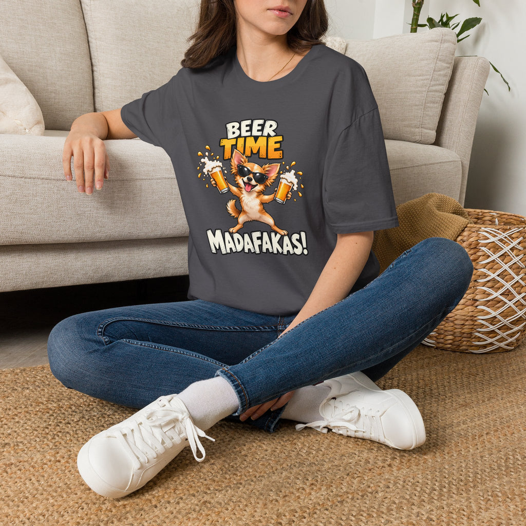 Beer Time, Madafakas! – Chihuahua - Supersoft Unisex T-shirt