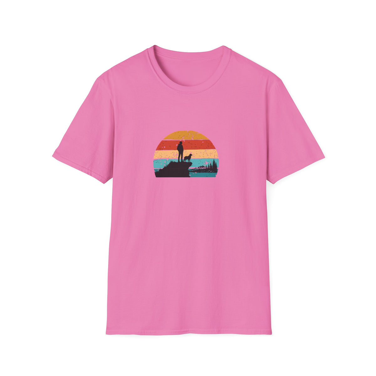 The Best View Comes With a Dog –  Supersoft Unisex T-Shirt
