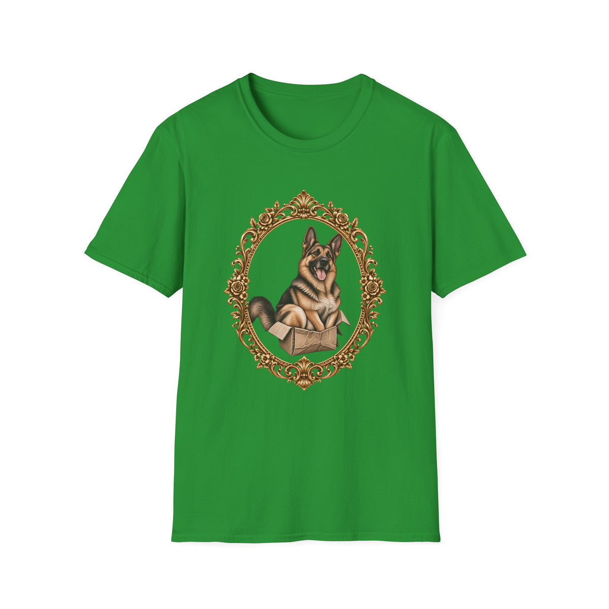Lord Boxington of the Cardboard Castle – German Shepherd - Supersoft Unisex T-shirt
