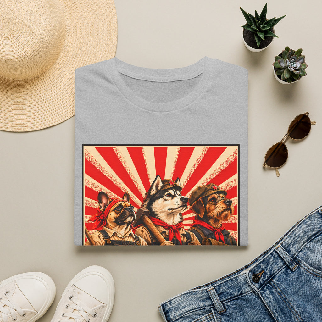 The Pawletariat Shall Rise! – The Great Canine Workers' Uprising - Supersoft Unisex T-shirt