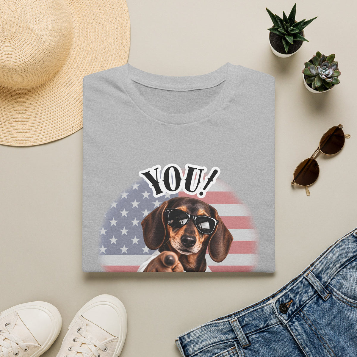 YOU!...Stay Cool! – Dachshund - Supersoft Unisex T-shirt