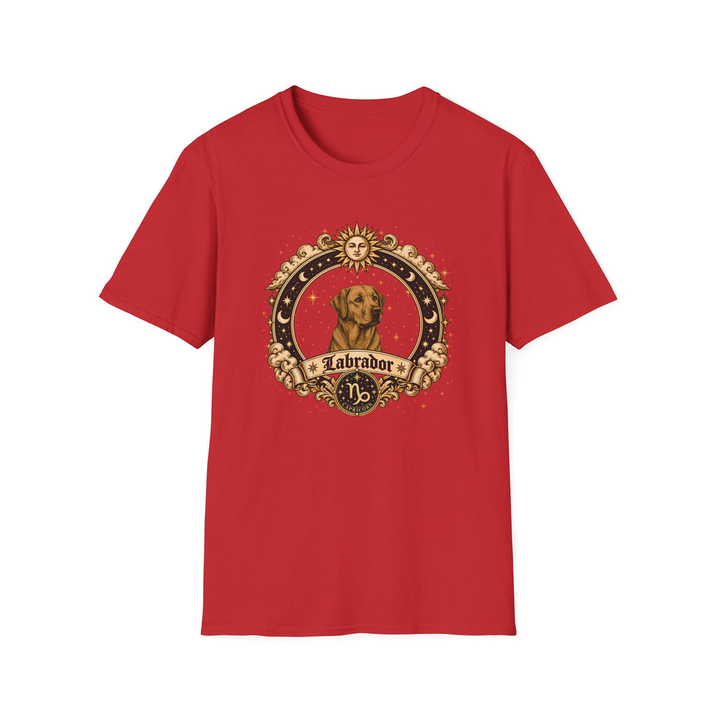 Zodiac Capricorn Labrador - Dog Horoscope Star Sign - Supersoft Unisex T-shirt