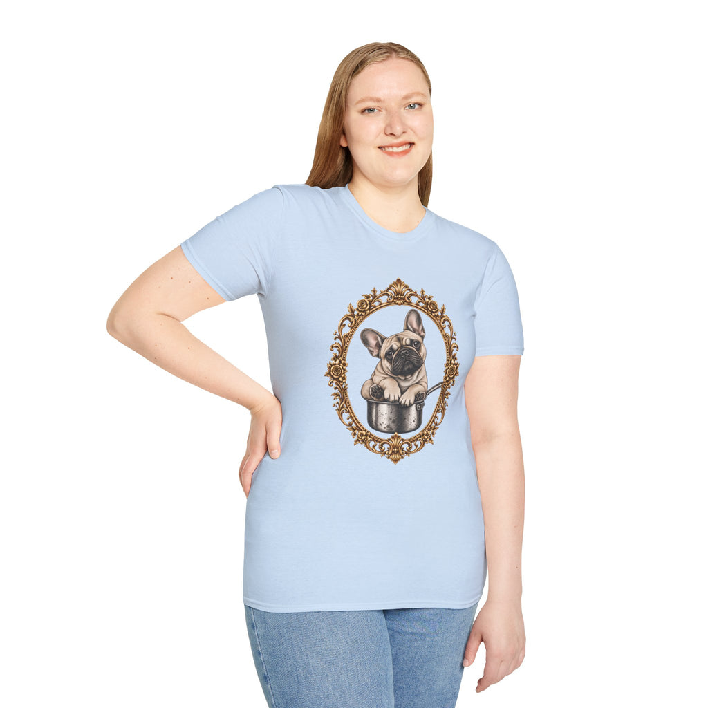 The Duke of Dinner – French Bulldog - Supersoft Unisex T-shirt