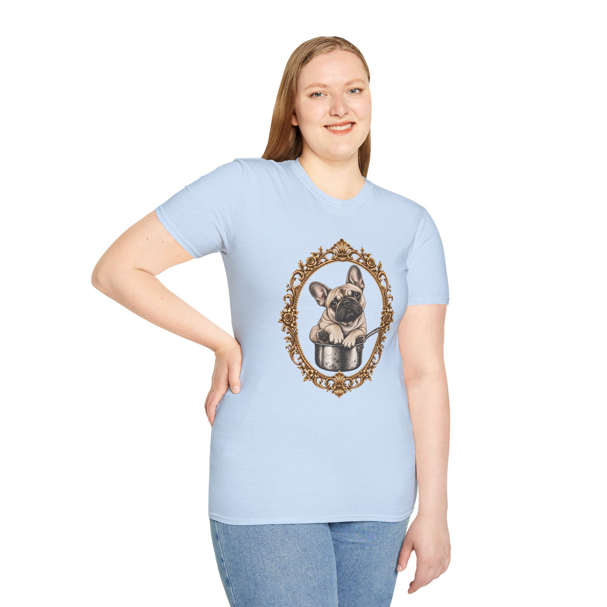 The Duke of Dinner – French Bulldog - Supersoft Unisex T-shirt