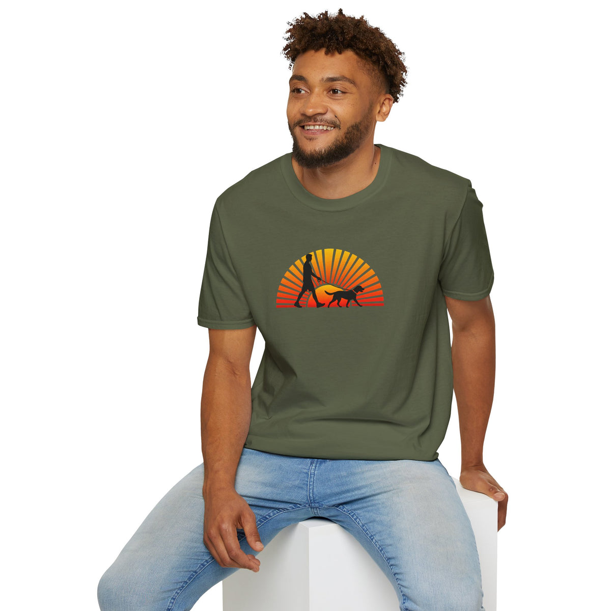 Walkies...Powered by the Dog –  Supersoft Unisex T-Shirt