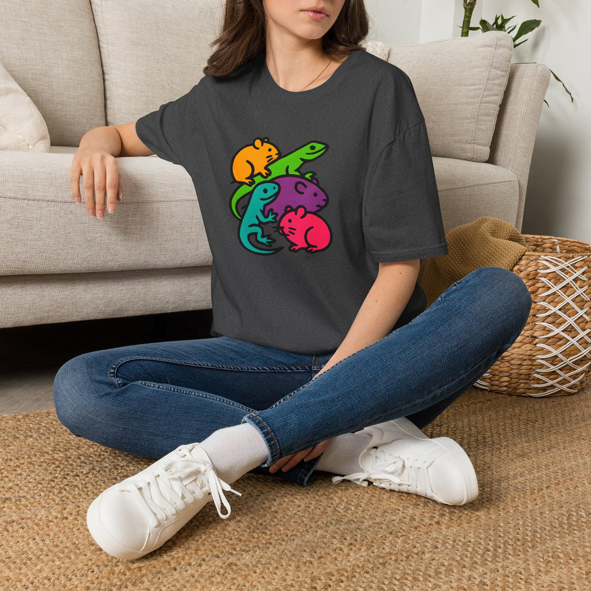 Colourful Animals –  Supersoft Unisex T-Shirt