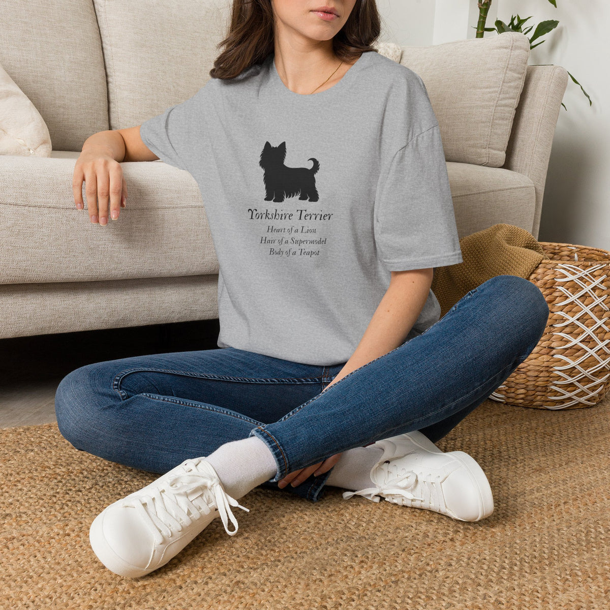 Heart of a Lion - Yorkshire Terrier – Supersoft Unisex T-Shirt