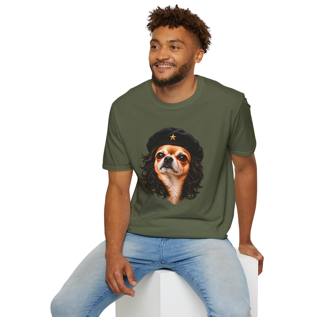 Chih Guevara – Small Dog, Big Revolution! - Supersoft Unisex T-shirt
