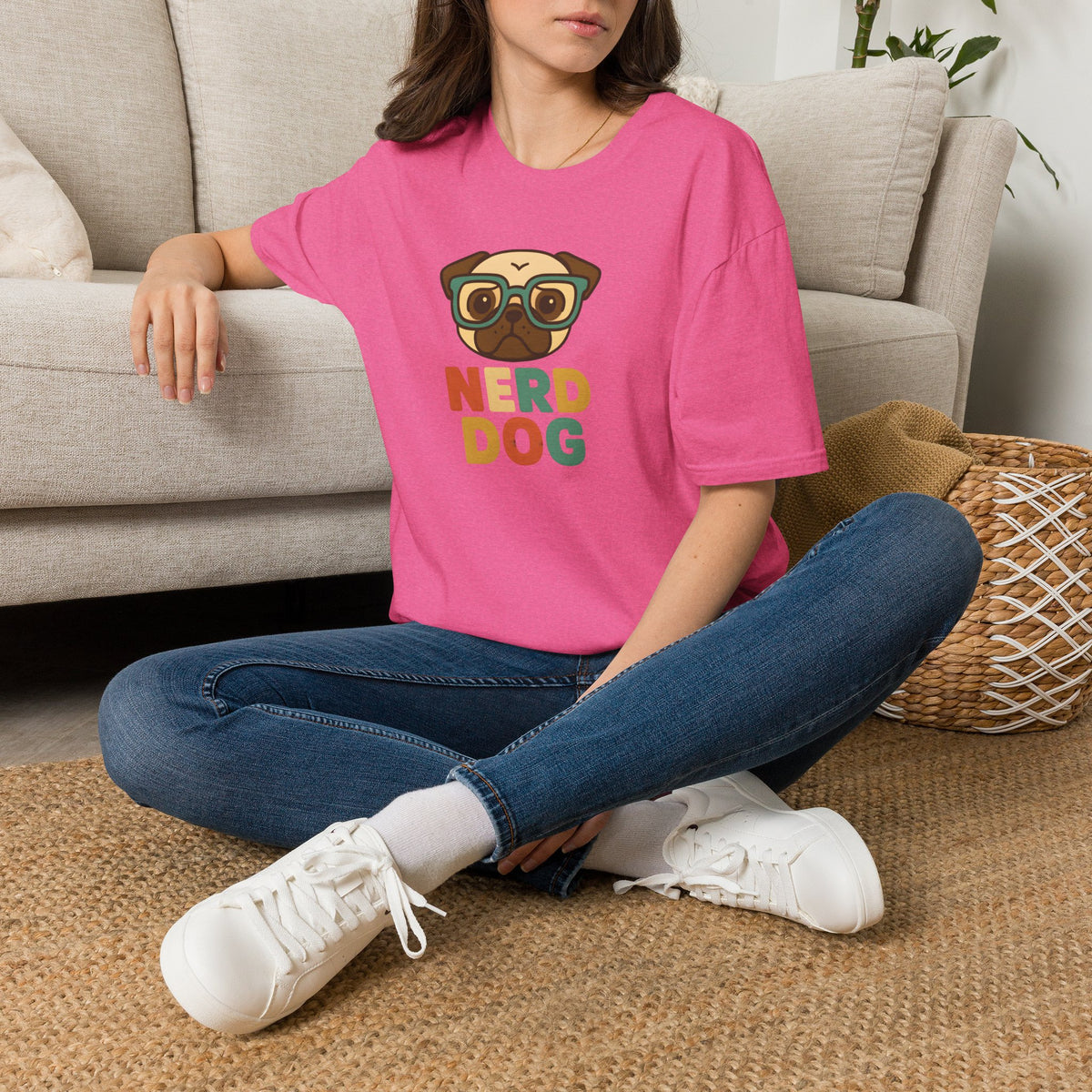 Nerd Dog  –  Supersoft Unisex T-Shirt