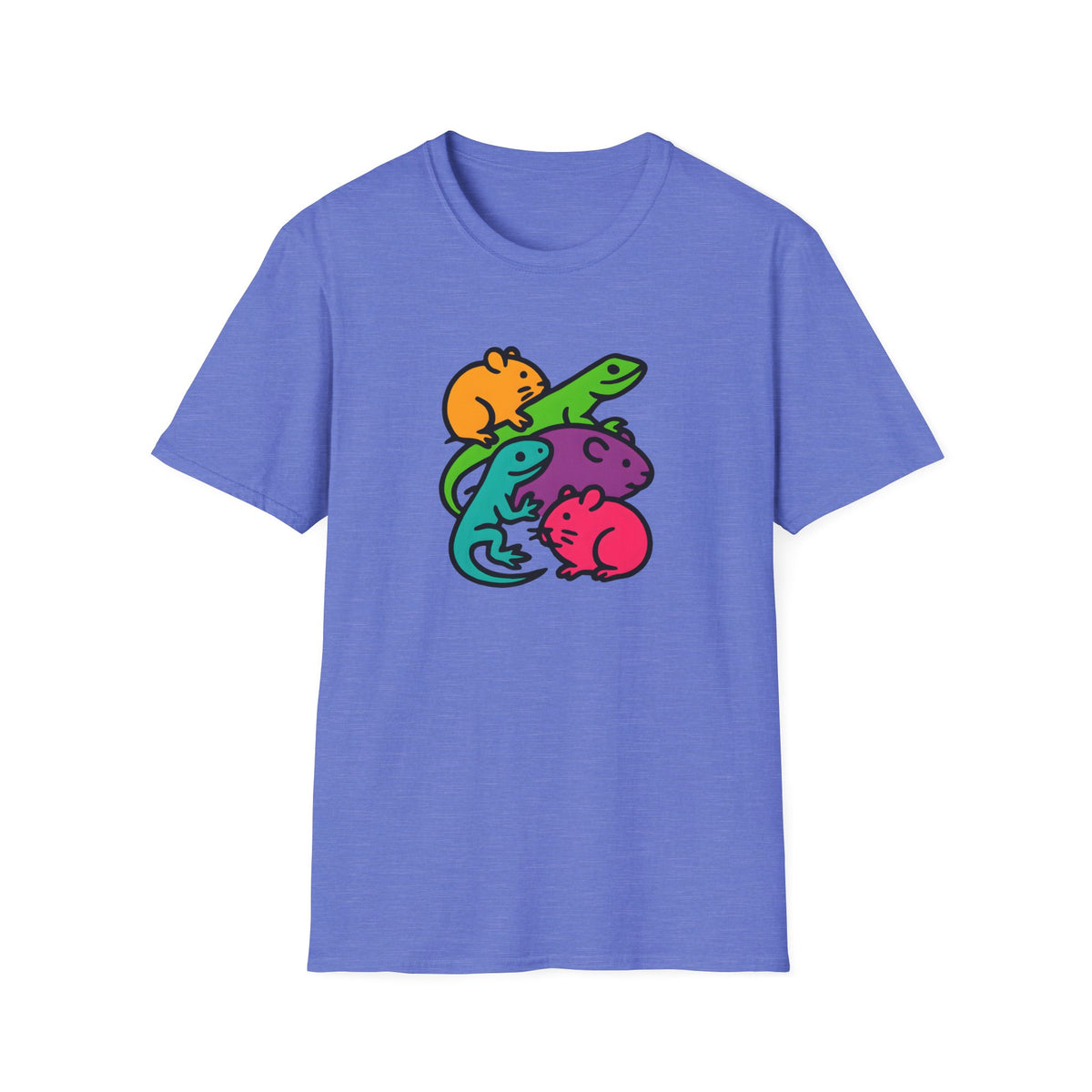 Colourful Animals –  Supersoft Unisex T-Shirt