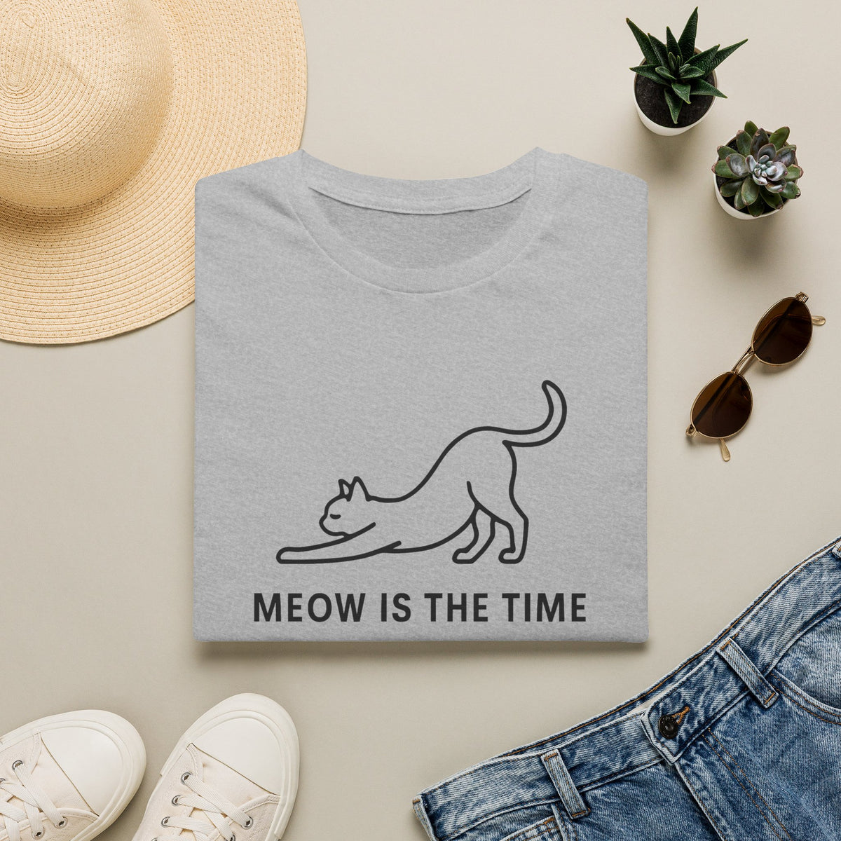 Meow Is The Time –  Supersoft Unisex T-Shirt