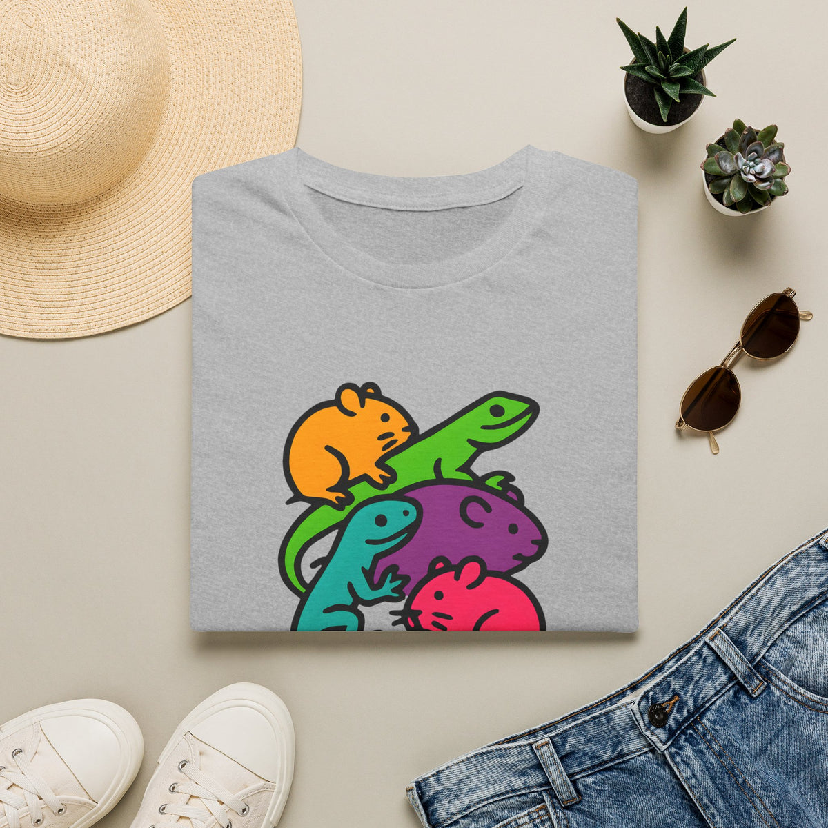 Colourful Animals –  Supersoft Unisex T-Shirt