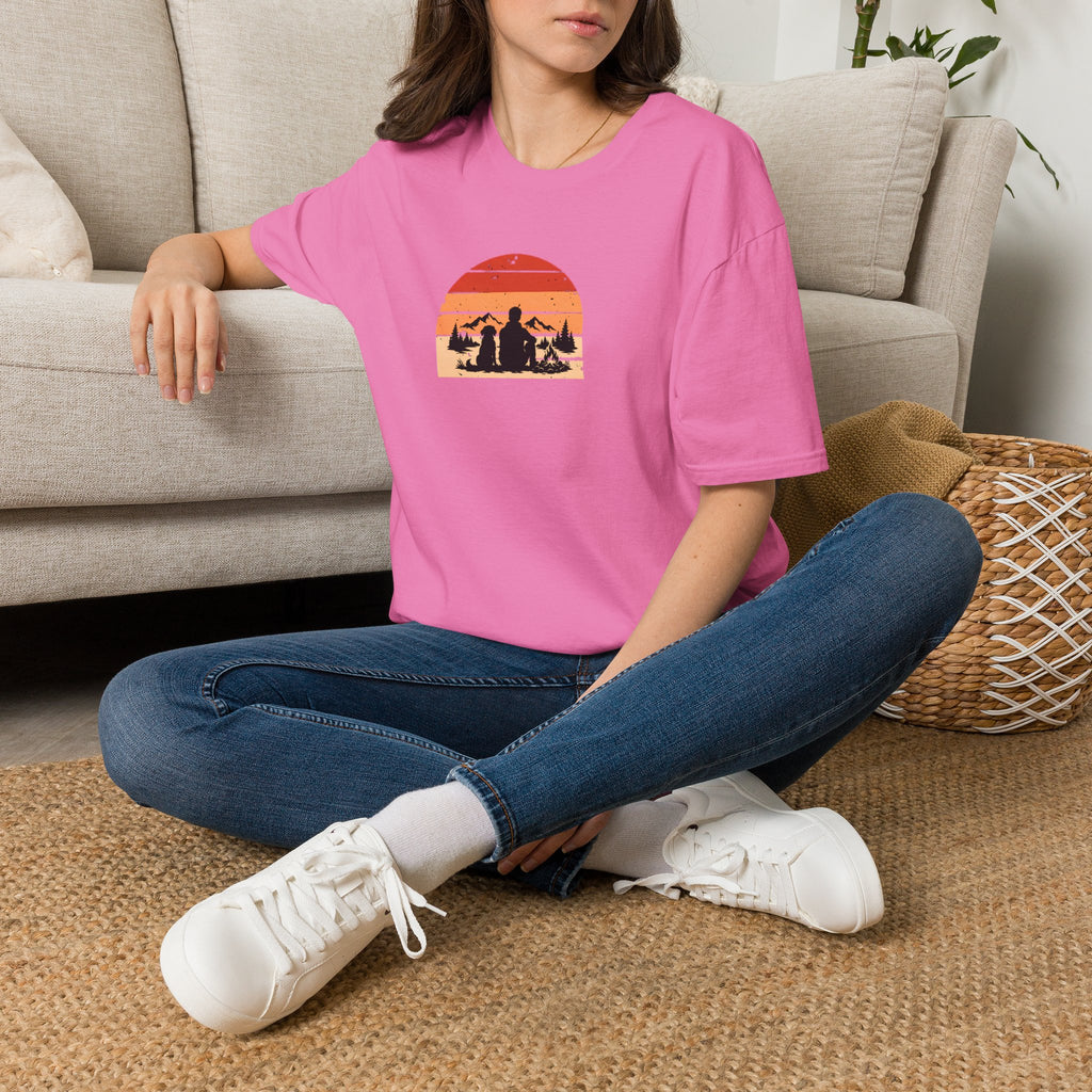 Campfires, Mountains & My Best Friend –  Supersoft Unisex T-Shirt