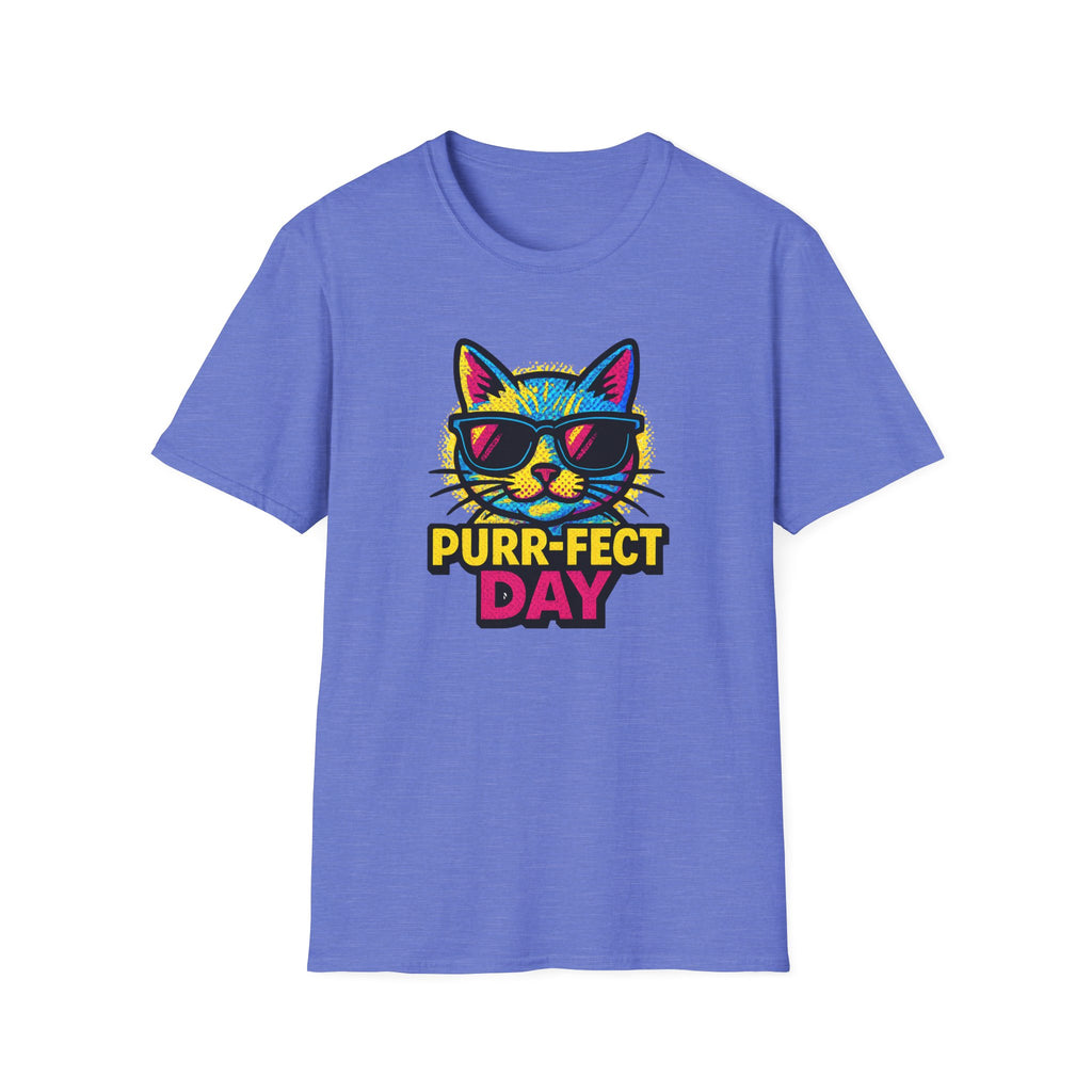 Purr-Fect Day Cat –  Supersoft Unisex T-Shirt