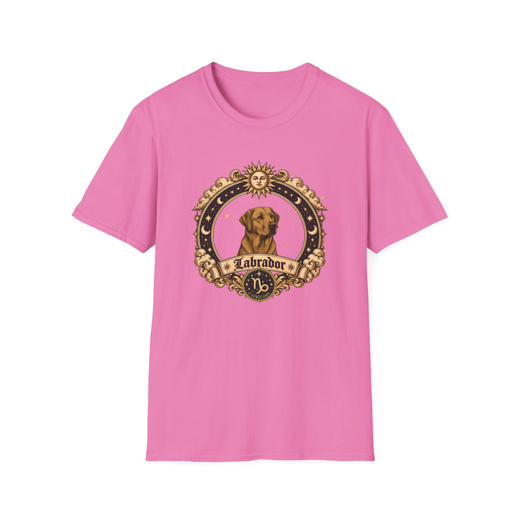 Zodiac Capricorn Labrador - Dog Horoscope Star Sign - Supersoft Unisex T-shirt