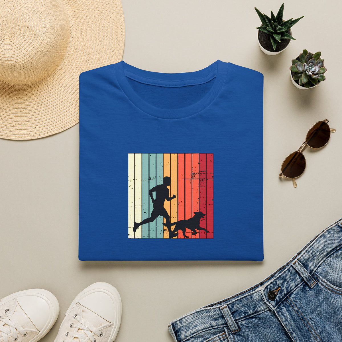 Running With My Best Friend –  Supersoft Unisex T-Shirt