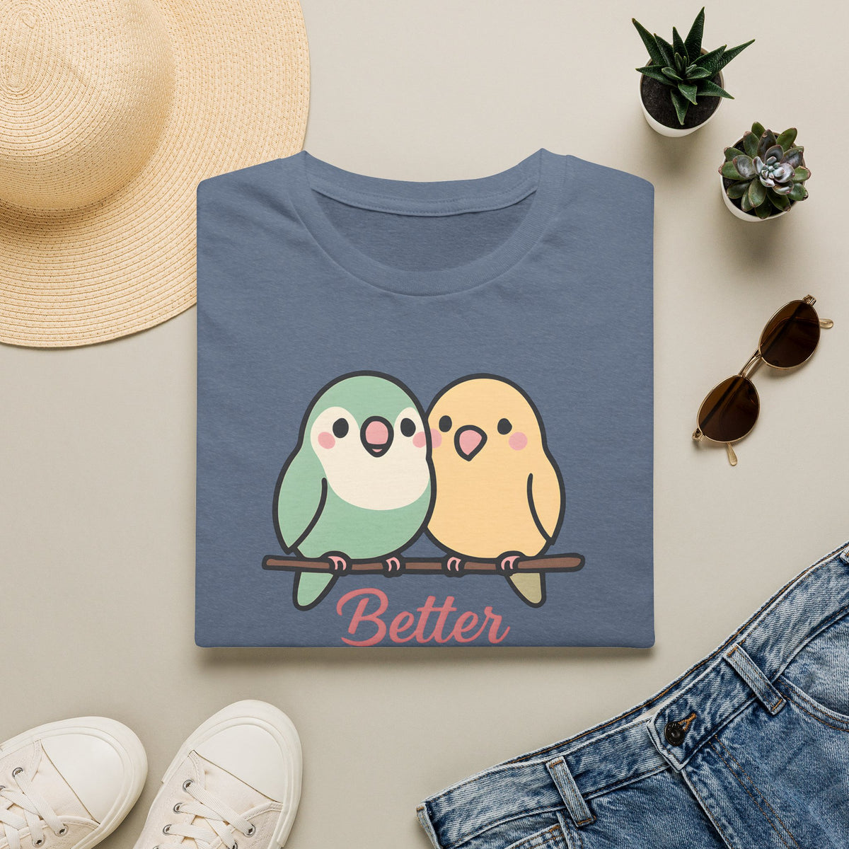 Better Together Birds –  Supersoft Unisex T-Shirt
