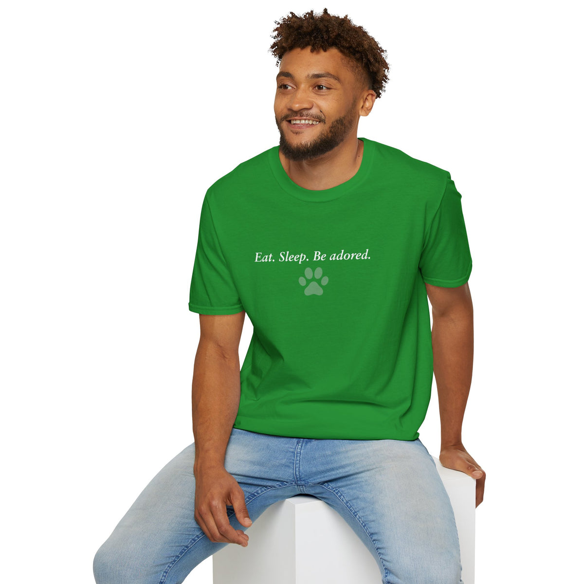 Adopted & Adored – Eat. Sleep. Be adored. –  Supersoft Unisex T-Shirt