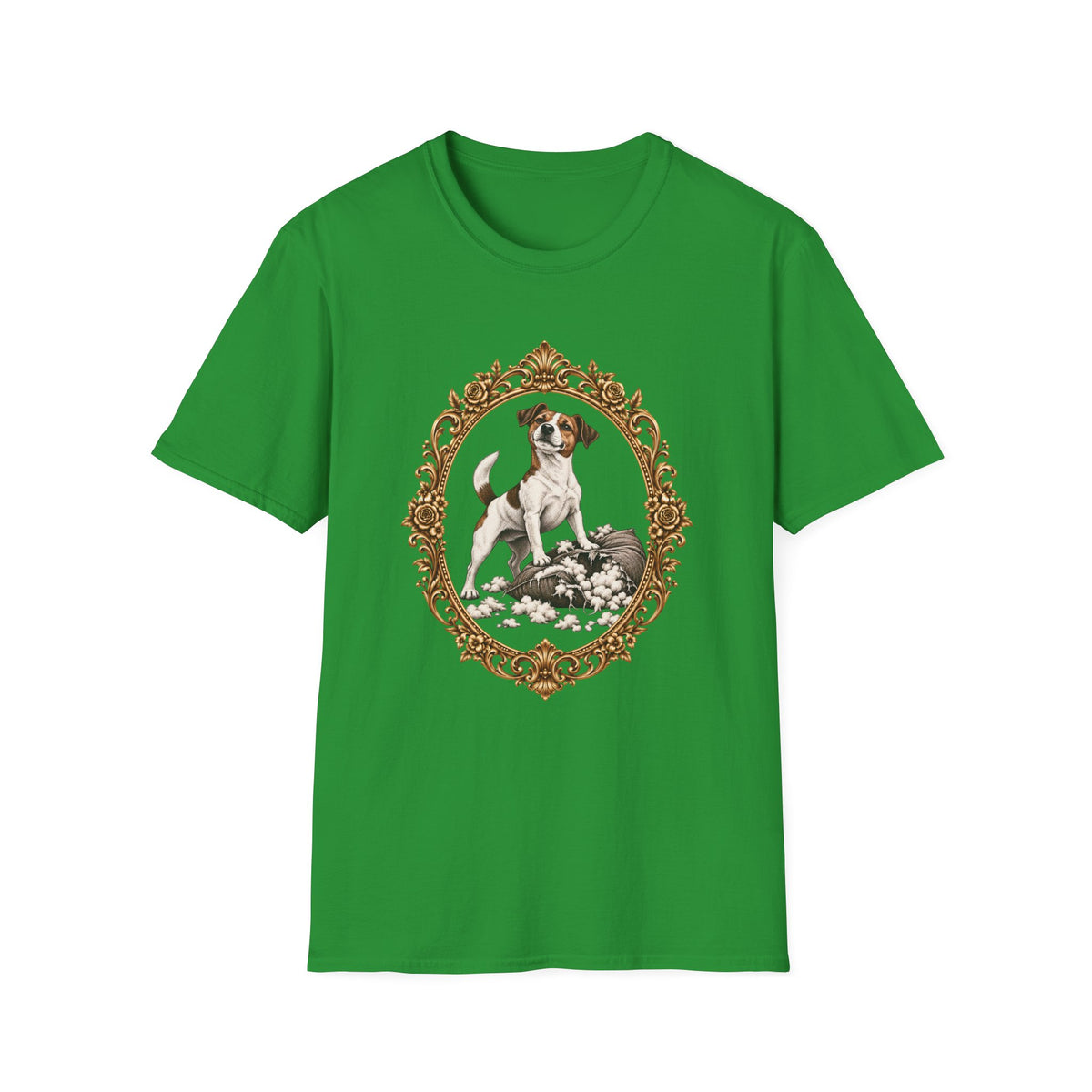 Sir Jack of the Shredded Cushion – Jack Russell - Supersoft Unisex T-shirt