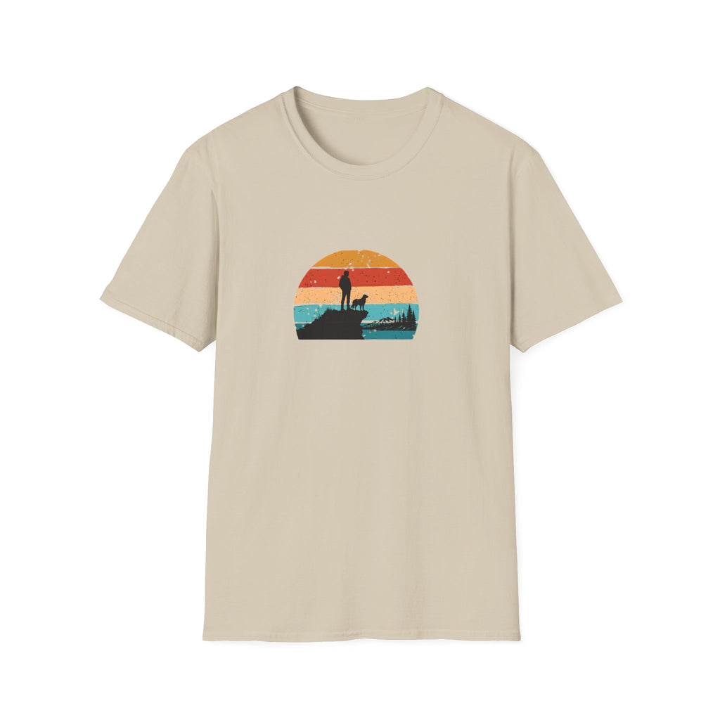 The Best View Comes With a Dog –  Supersoft Unisex T-Shirt