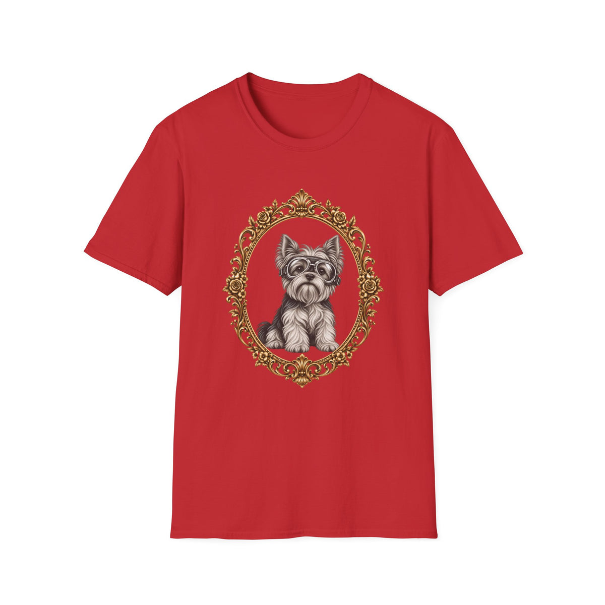 The Flying Yorkie – Yorkshire Terrier - Supersoft Unisex T-shirt