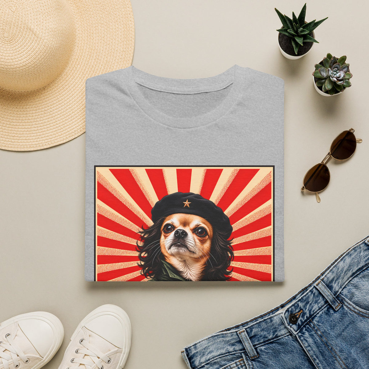 Chih Guevara – The Pawvolution Begins! - Supersoft Unisex T-shirt