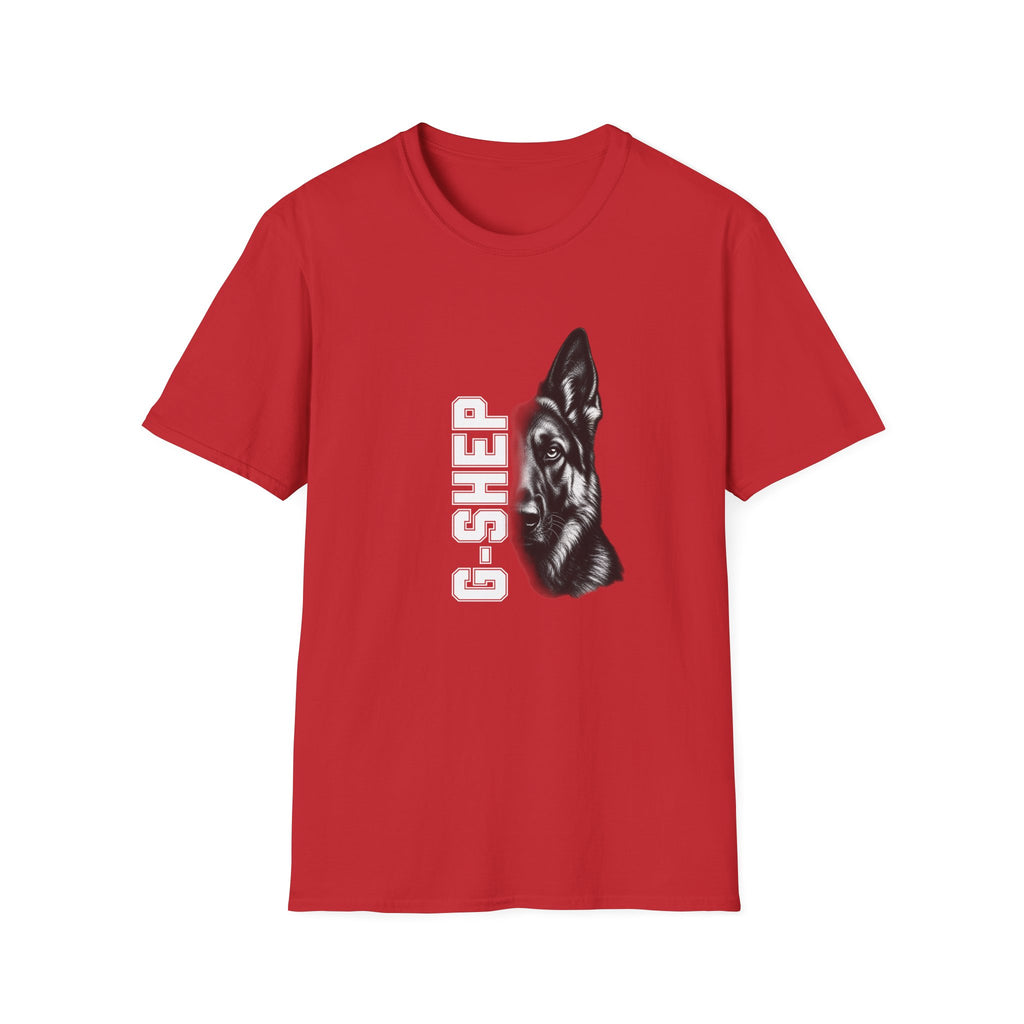 German Shepherd On Duty - Supersoft Unisex T-shirt