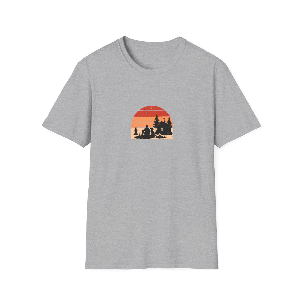 Cabin, Campfire & My Best Friend –  Supersoft Unisex T-Shirt
