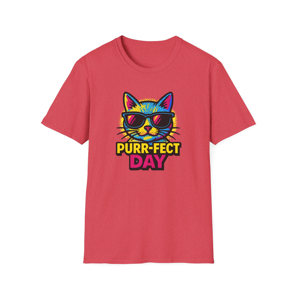 Purr-Fect Day Cat –  Supersoft Unisex T-Shirt