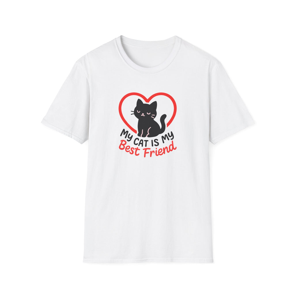 My Cat Is My Best Friend Cat –  Supersoft Unisex T-Shirt