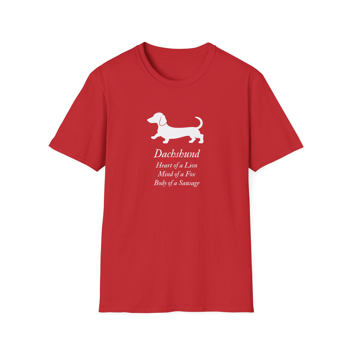 Heart of a Lion - Dachshund – Supersoft Unisex T-Shirt