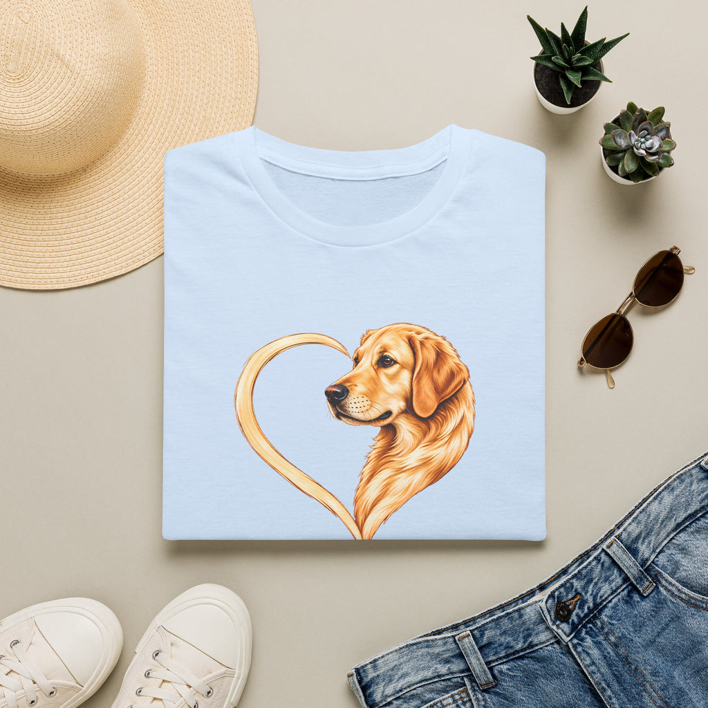 A Heart of Gold - Golden Retriever - Supersoft Unisex T-shirt