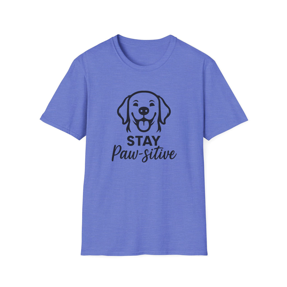 Stay Paw-sitive Labrador –  Supersoft Unisex T-Shirt