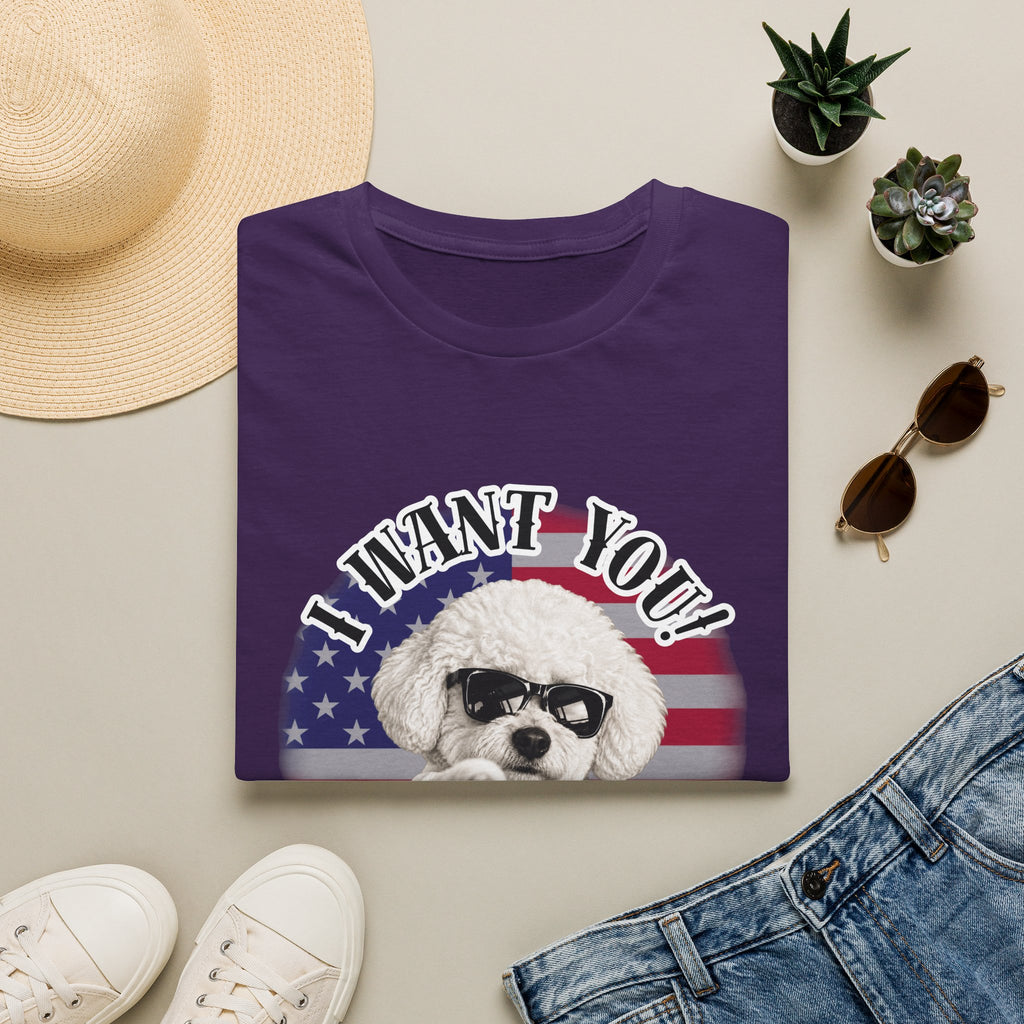 I WANT YOU!...To Drop The Sausage! – Bichon Frise - Supersoft Unisex T-shirt