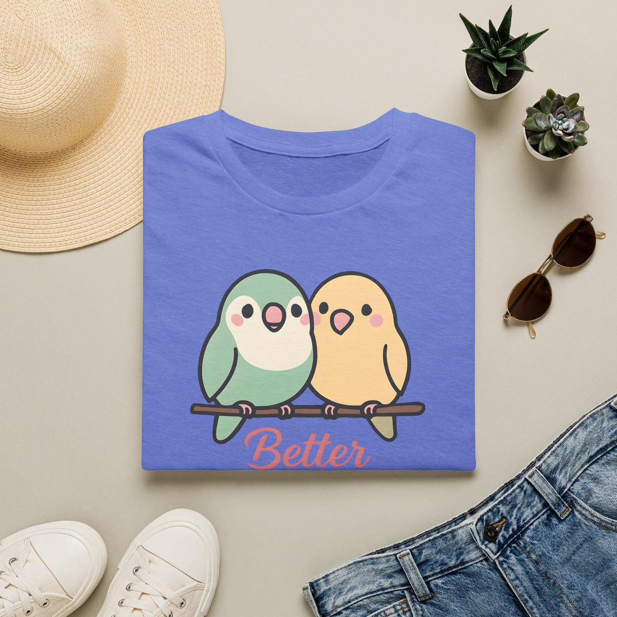 Better Together Birds –  Supersoft Unisex T-Shirt