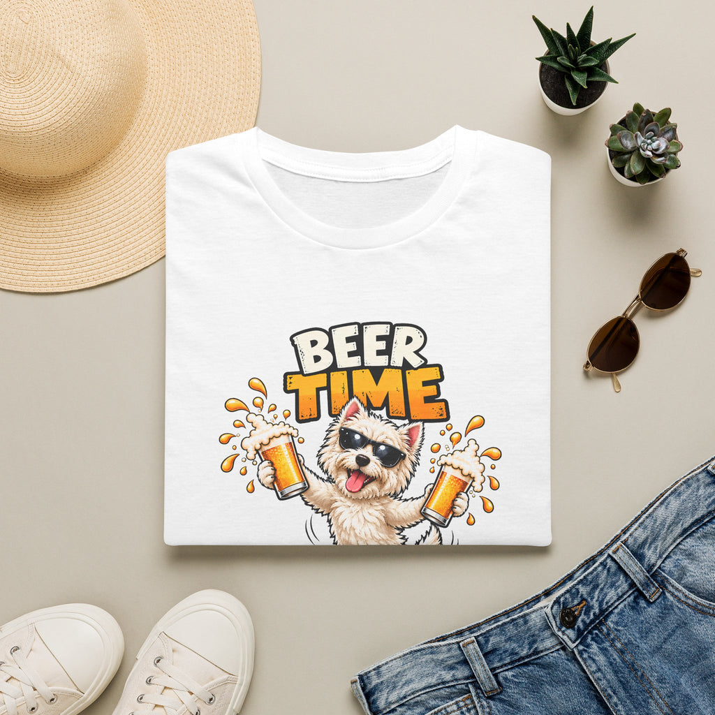 Beer Time, Madafakas! – West Highland Terrier - Supersoft Unisex T-shirt