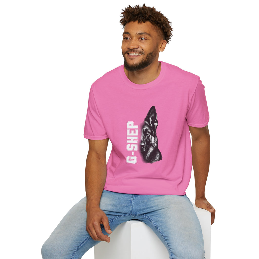German Shepherd On Duty - Supersoft Unisex T-shirt