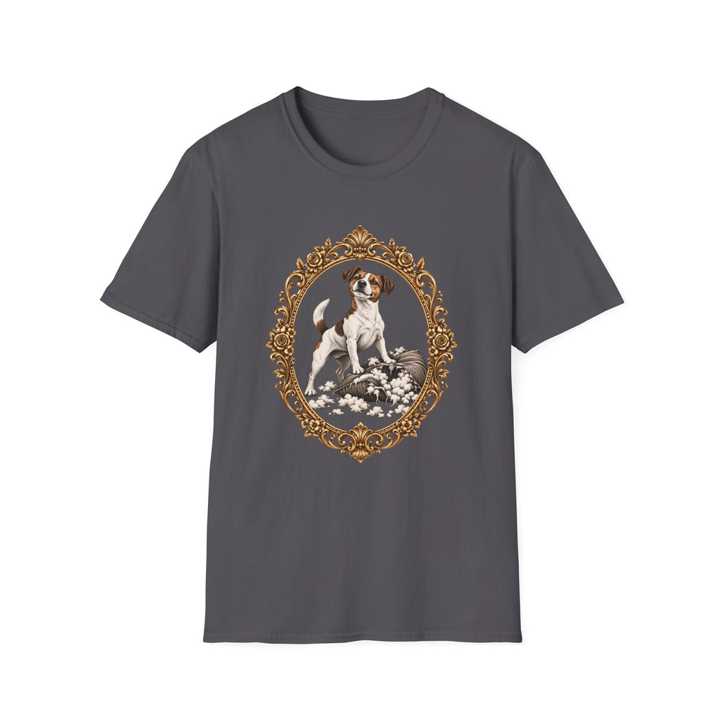 Sir Jack of the Shredded Cushion – Jack Russell - Supersoft Unisex T-shirt