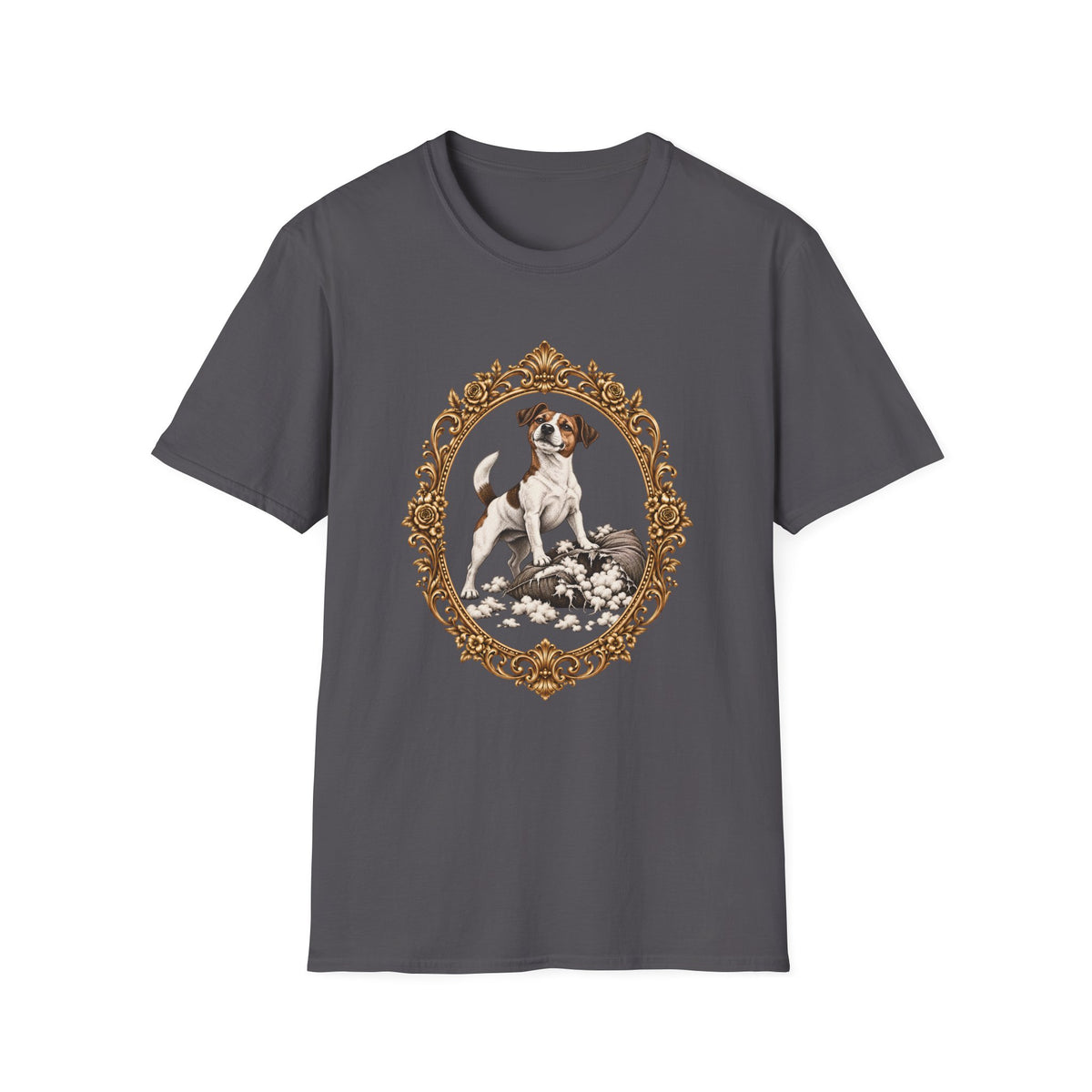 Sir Jack of the Shredded Cushion – Jack Russell - Supersoft Unisex T-shirt
